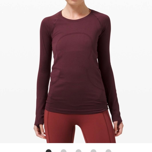Lululemon swiftly tech long sleeve cassis size 8 - Picture 5 of 5
